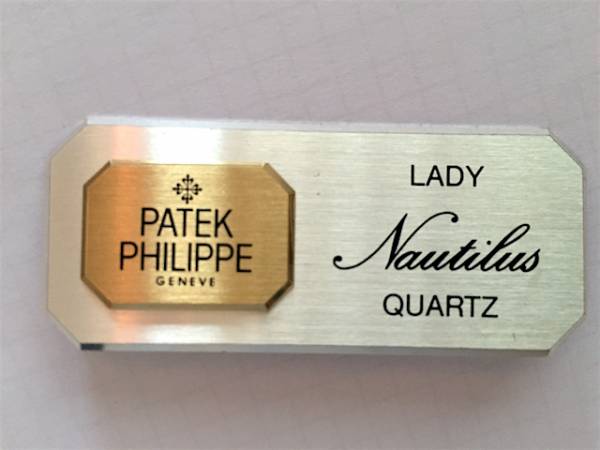 Patek Philippe Konzessionär Dekorationsständer Lady Nautilus Quartz